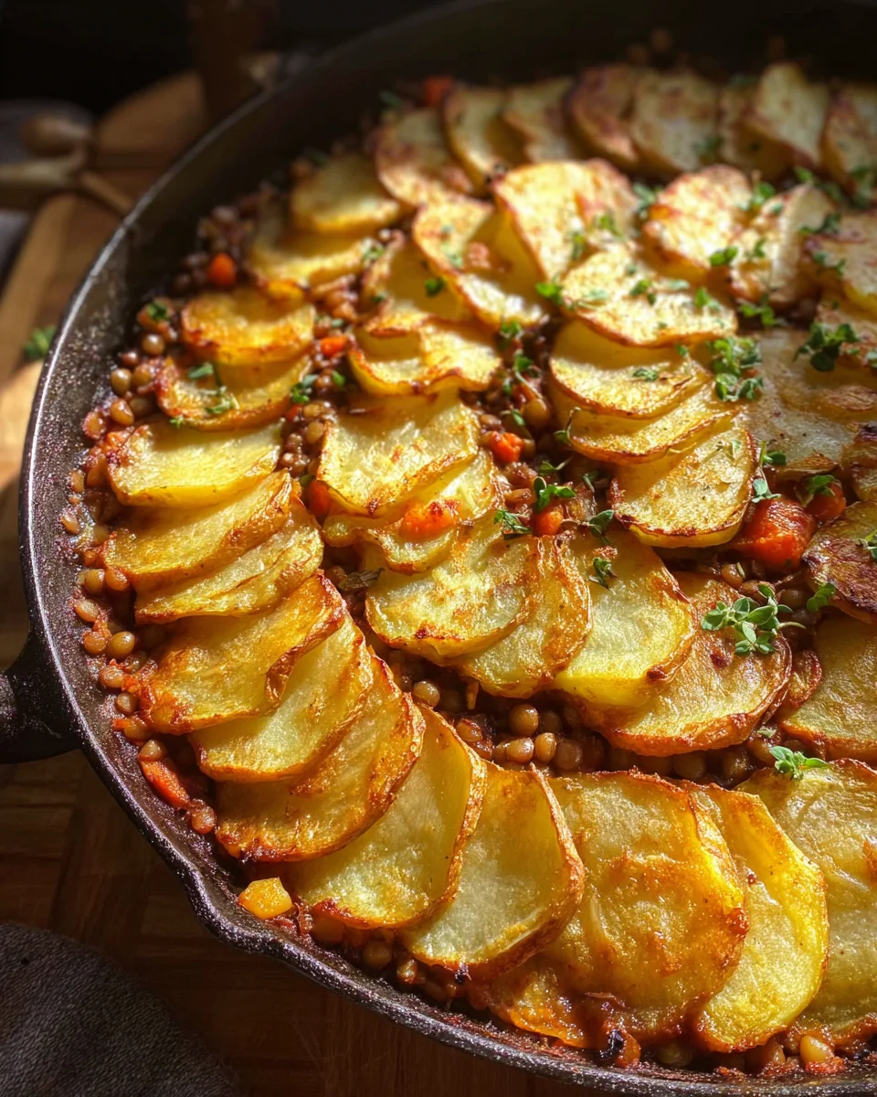 Easy Vegan Hotpot with Lentils