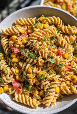 Esquites-Inspired Pasta Salad (Mexican Street Corn-Inspired)