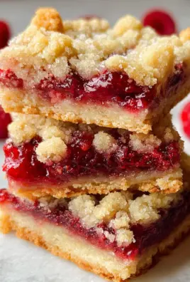 Fabulous Five Ingredient Raspberry Bars