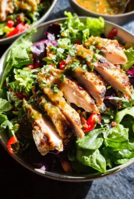 Fiesta Ranch Salad with Salsa Verde Chicken