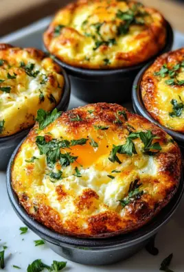 Fluffy Cottage Cheese Egg Muffins