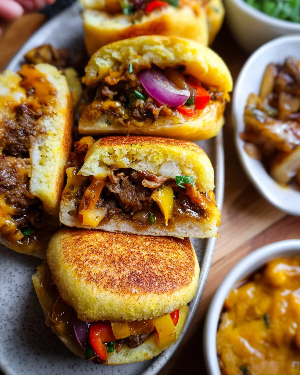 Fluffy Pan Bread With Beef