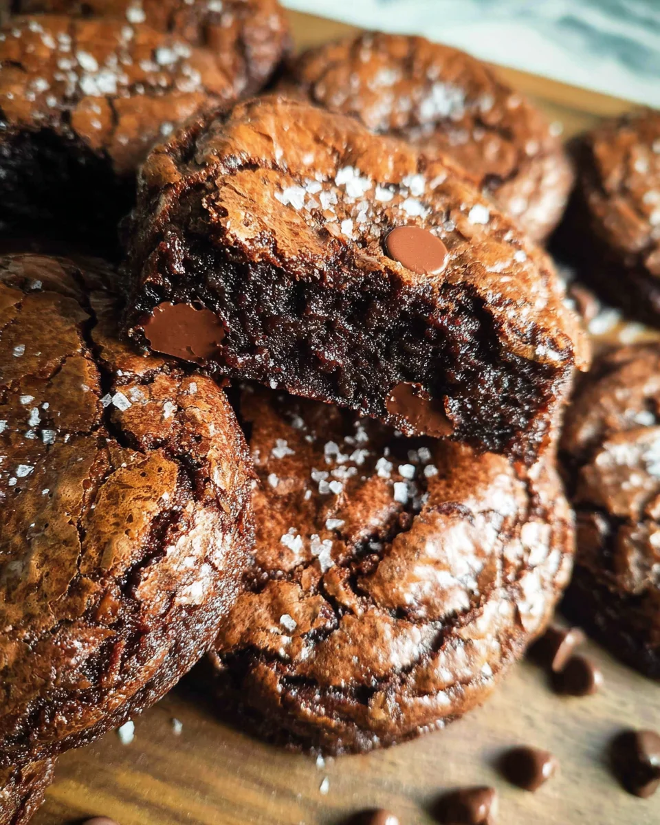 Fudgy Chewy Browkies (Brookies)