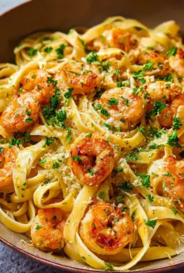 Garlic Butter Shrimp Pasta