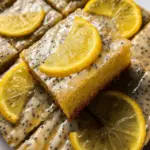 Glazed Lemon Poppy Seed Bars