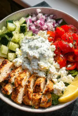 Greek Chicken Bowls