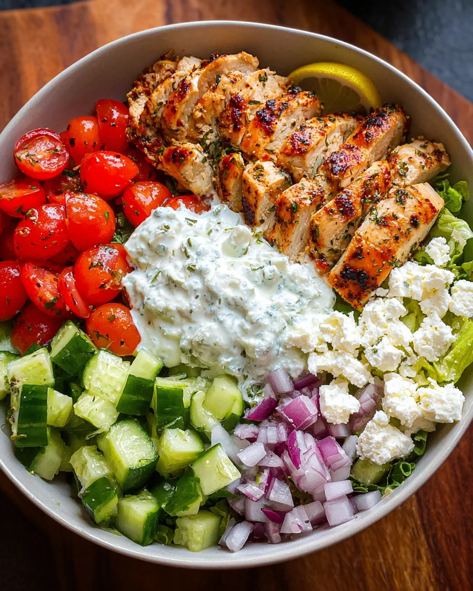 Greek Chicken Bowls 21 Greek