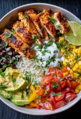 Grilled Chicken Burrito Bowls