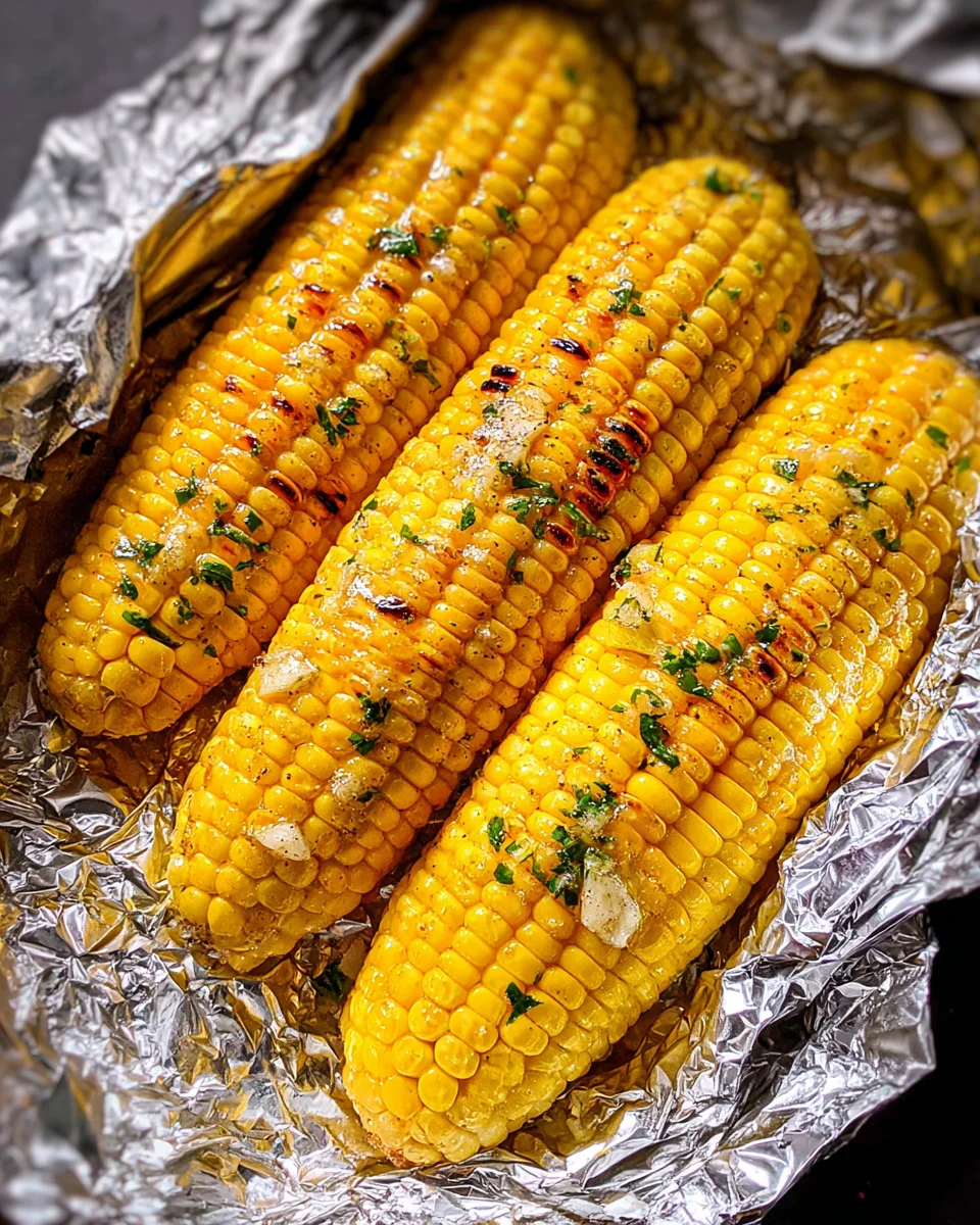 Grilled Corn on the Cob in Foil