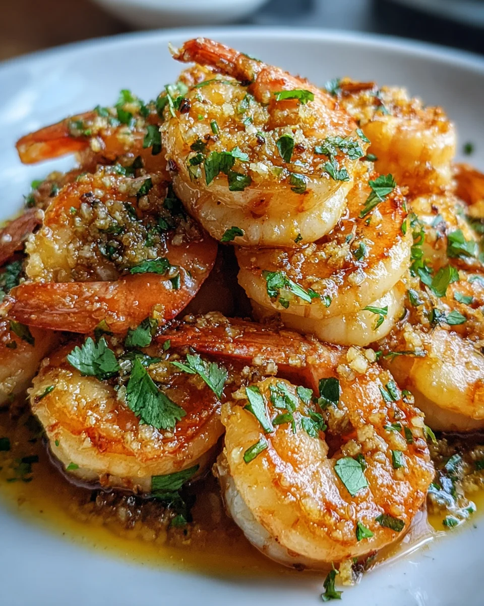 Hawaiian Garlic Shrimp