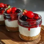 High Protein Cheesecake Jars