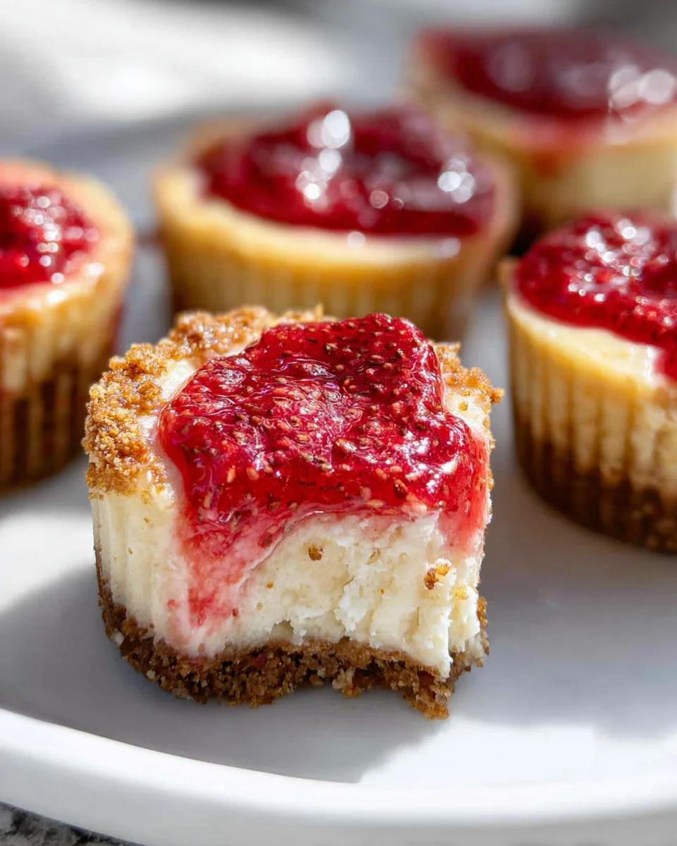 High Protein Healthy Strawberry Cheesecake Bites 22 High