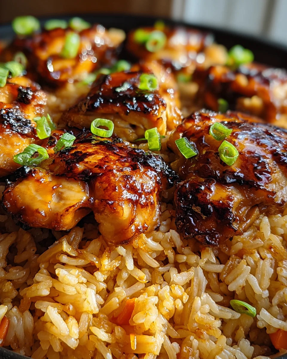 Honey BBQ Chicken Rice