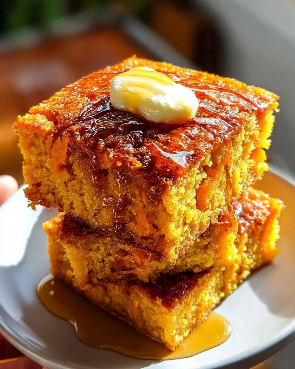 Honey Butter Sweet Potato Cornbread 26 Honey