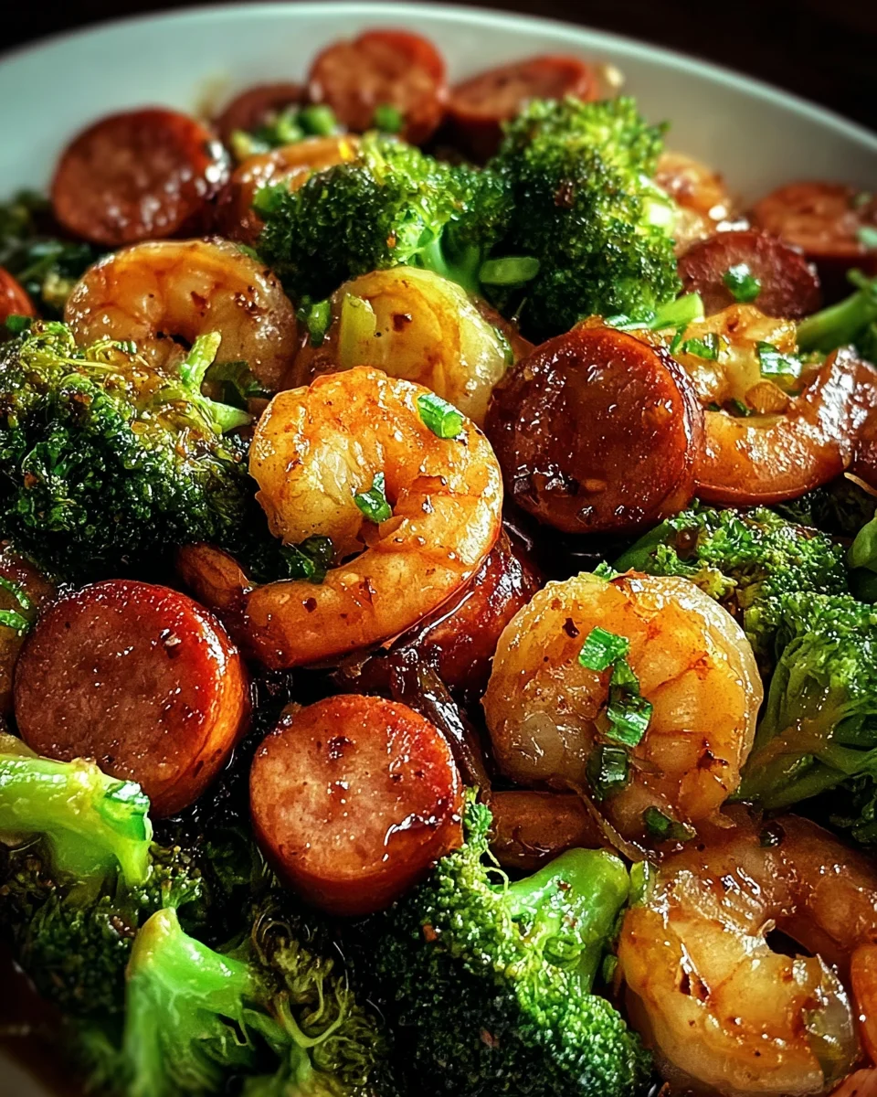 Honey Garlic Shrimp, Sausage, and Broccoli 26 Honey Garlic Shrimp, Sausage, and Broccoli