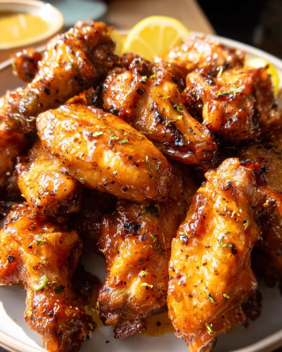 Honey Lemon Pepper Wings