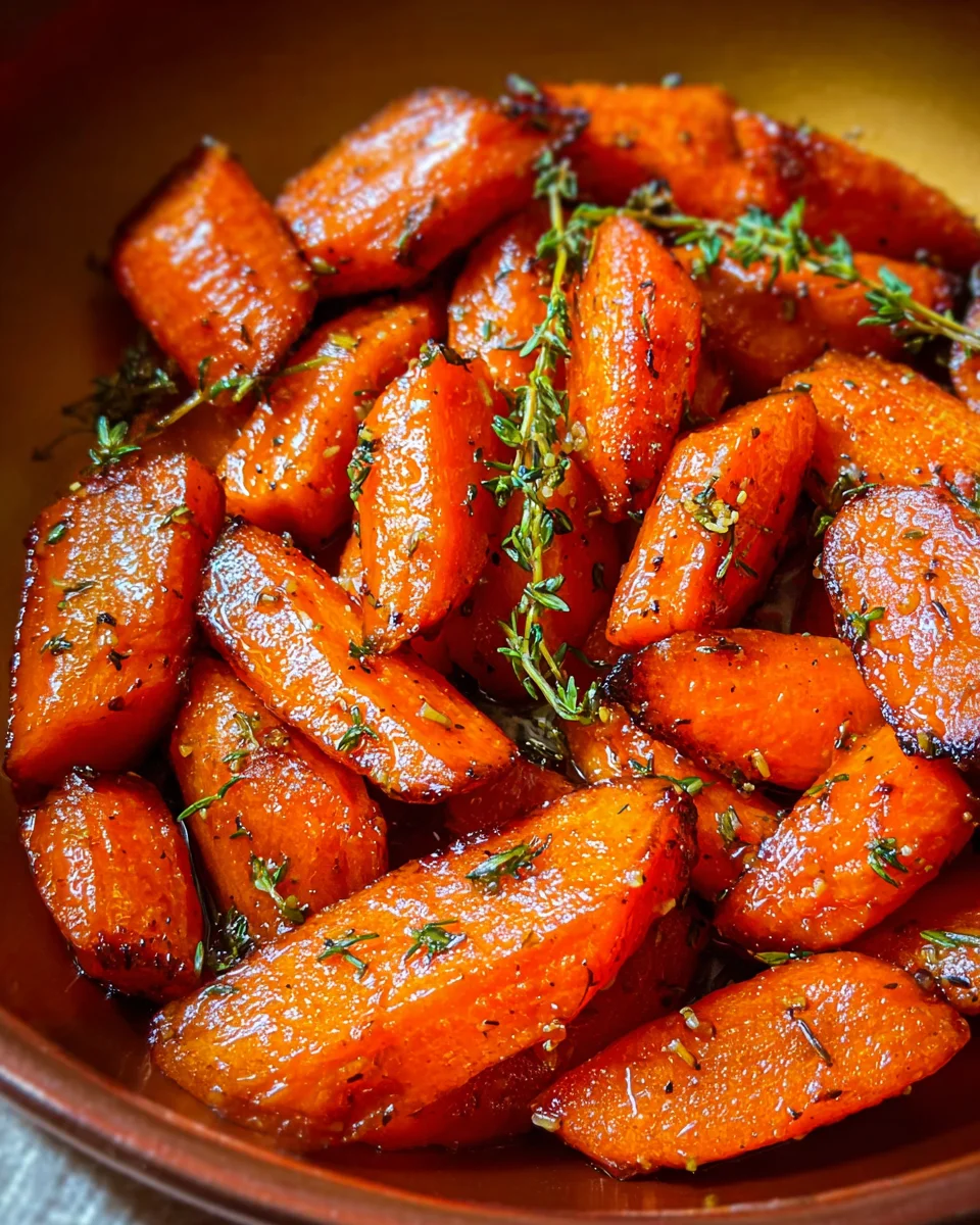 Honey Roasted Carrots 18 Honey