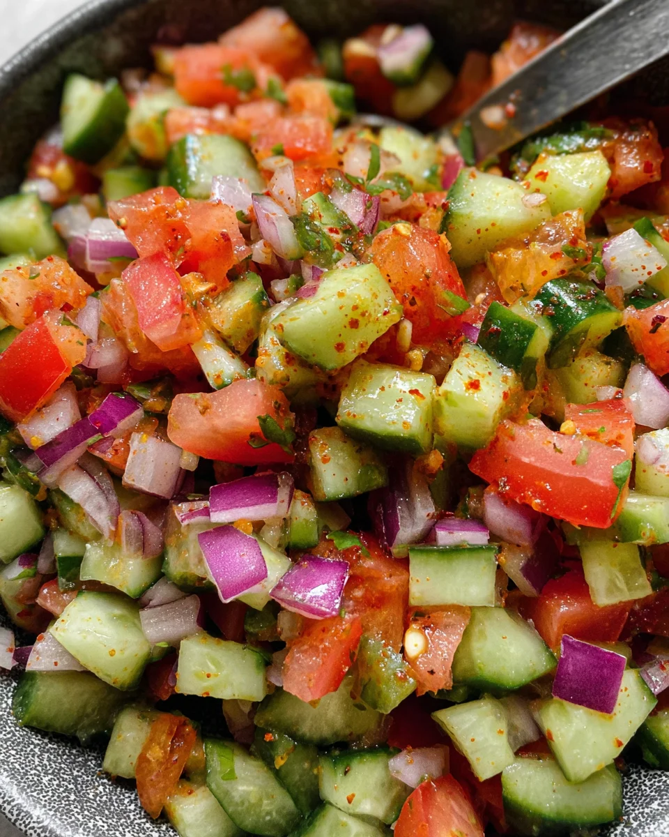 Indian Kachumber Salad