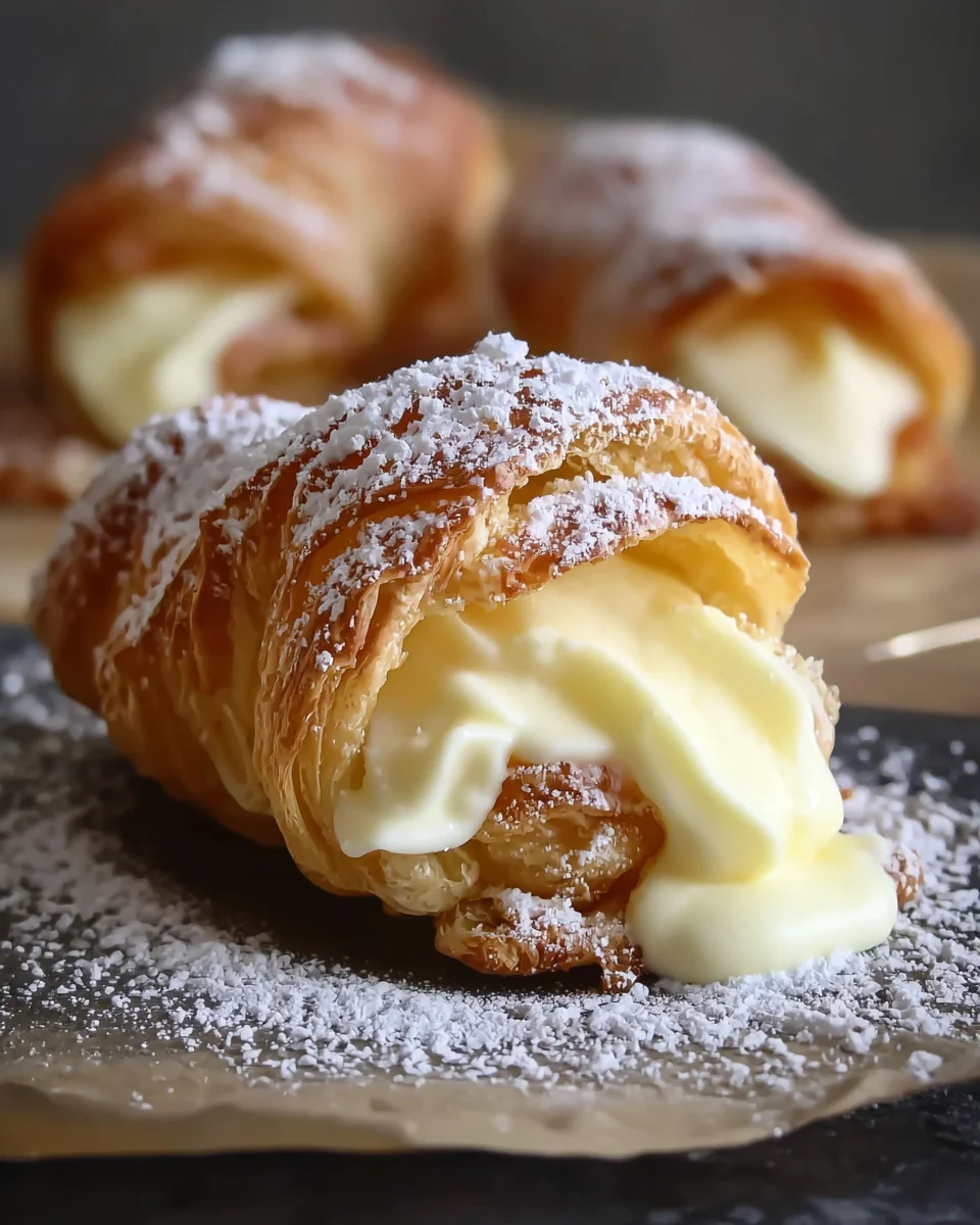 Italian Cream Stuffed Cannoncini