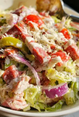 Italian Grinder Salad (Chopped Sub Salad)