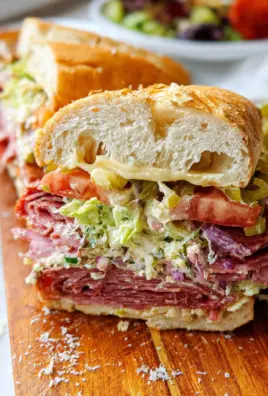 Italian Grinder Salad Sandwich (TikTok Viral Recipe)