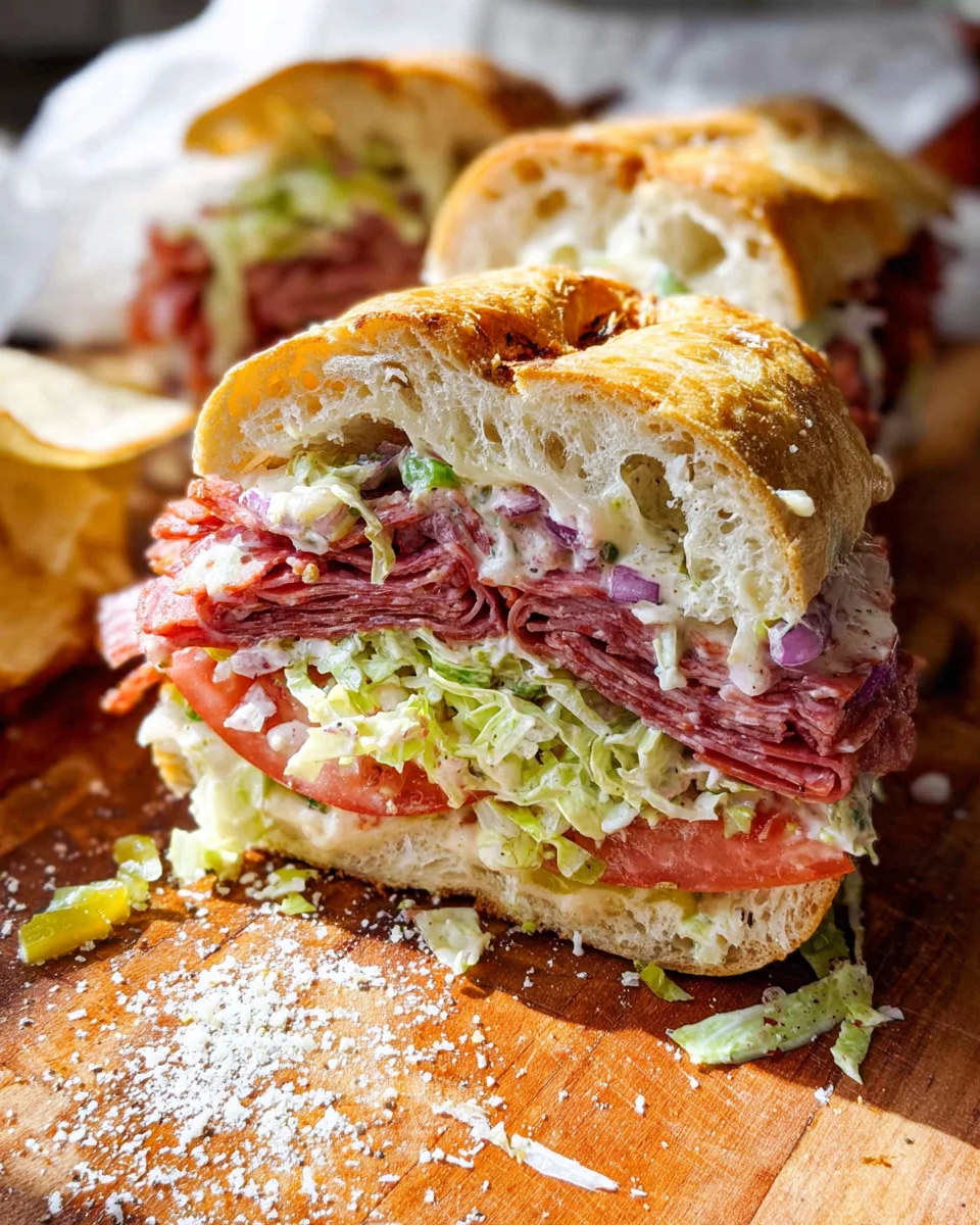 Italian Grinder Salad Sandwich (TikTok Viral Recipe) 21 Italian