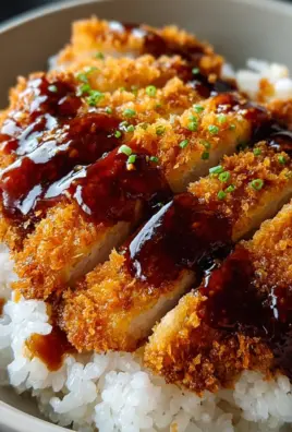Japanese Katsu Bowls with Tonkatsu Sauce