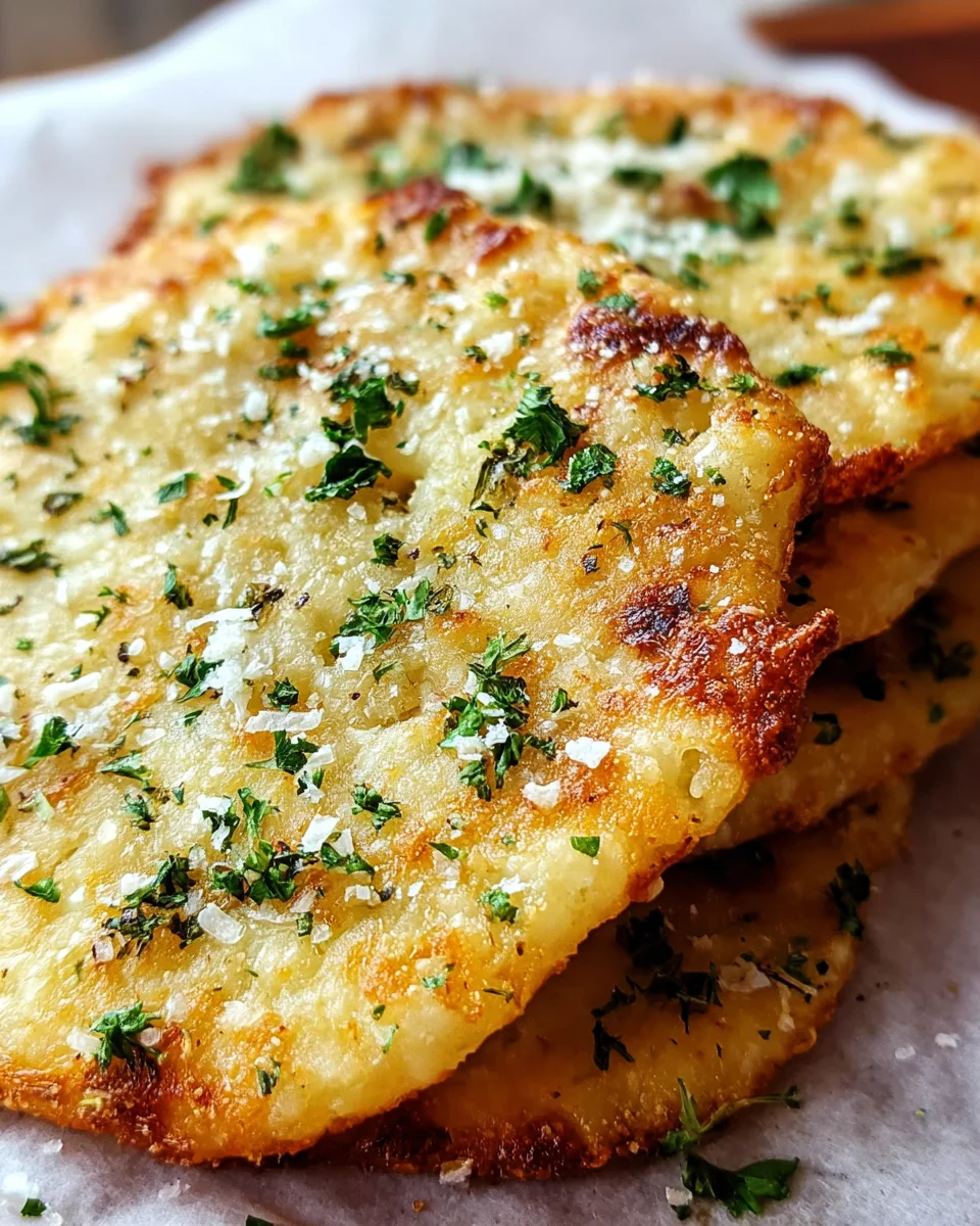 Keto Garlic Flatbread