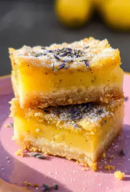 Lavender Lemon Bars