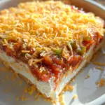 Layered Cream Cheese and Salsa Dip
