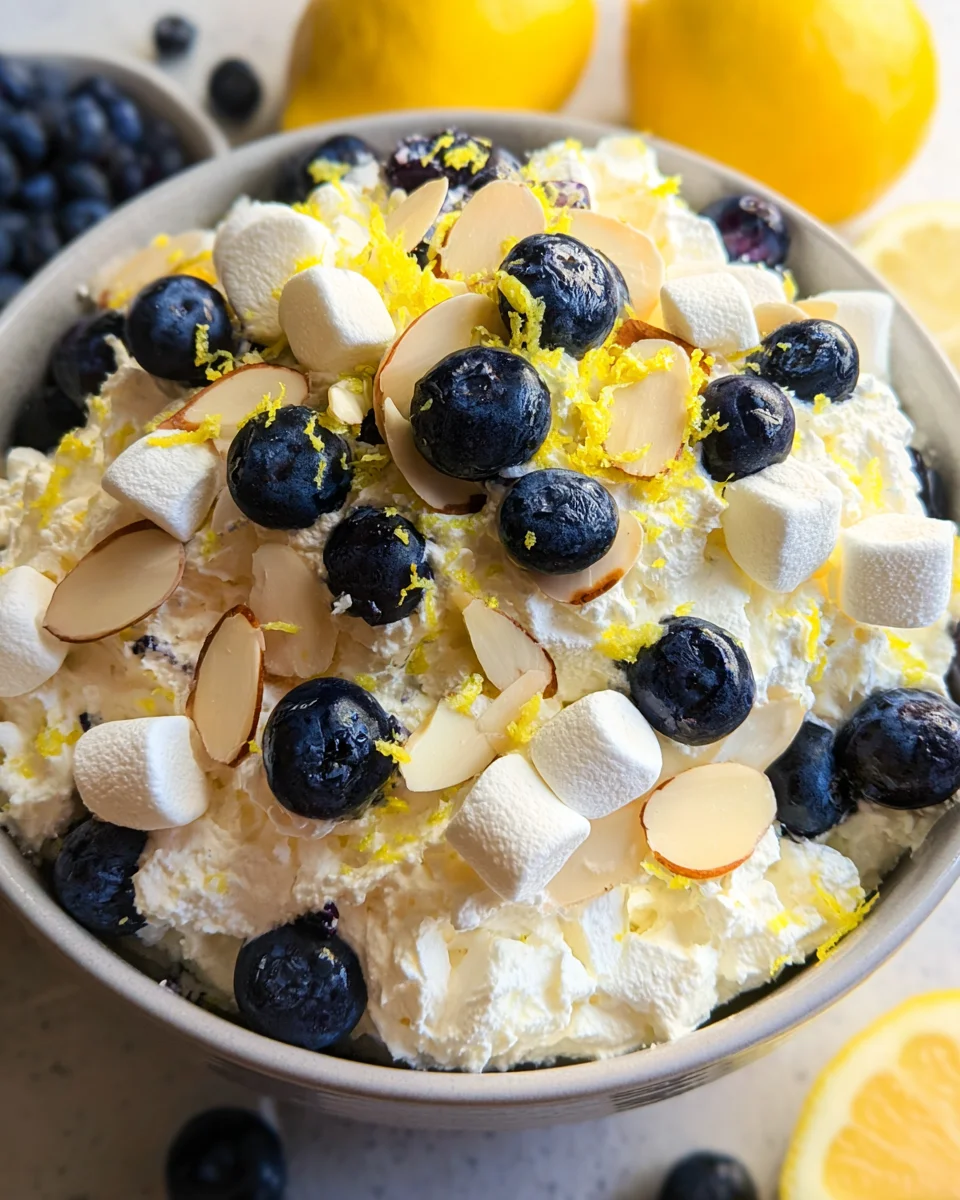 Lemon Blueberry Fluff