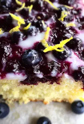 Lemon Blueberry Sheet Cake