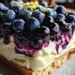 Lemon Blueberry Shortbread Mousse Cake 20 Lemon Blueberry Shortbread Mousse Cake