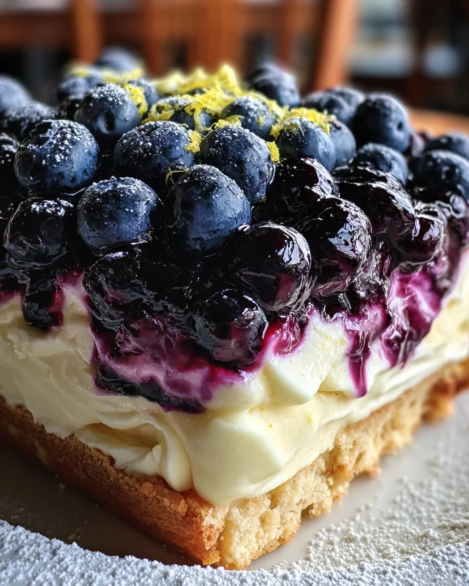 Lemon Blueberry Shortbread Mousse Cake 21 Lemon Blueberry Shortbread Mousse Cake
