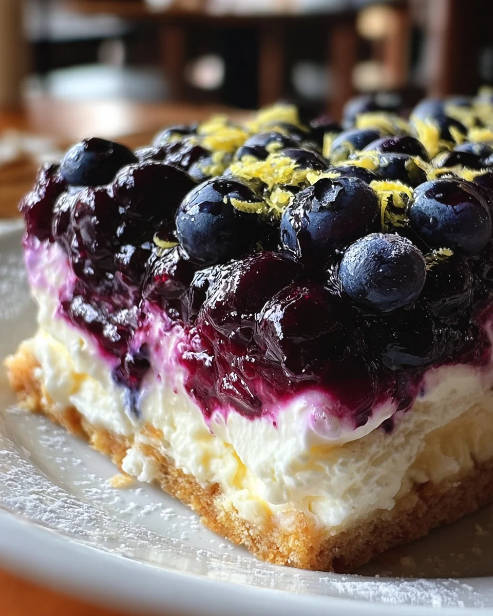 Lemon Blueberry Shortbread Mousse Cake 19 Lemon