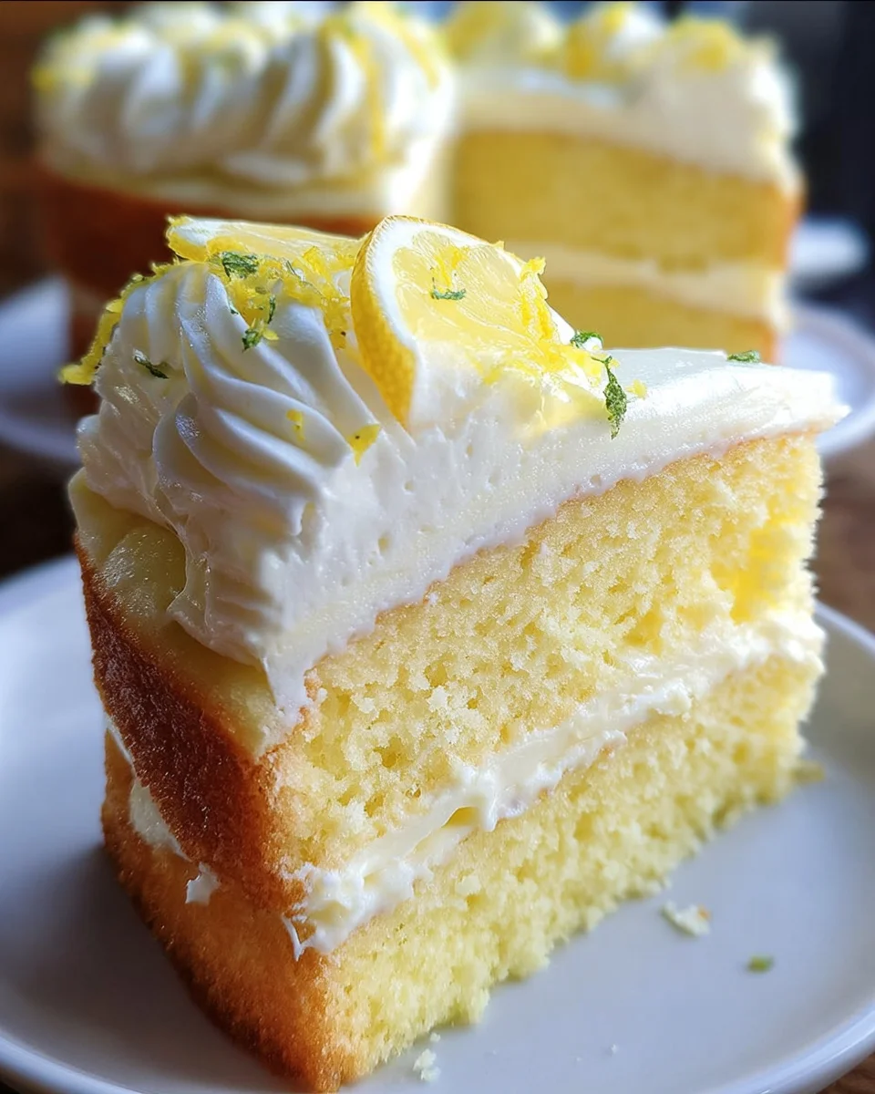 Lemon Velvet Cake with Lemon Cream Cheese Frosting