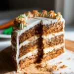MOIST Vegan Carrot Cake Recipe with Cream Cheese Frosting