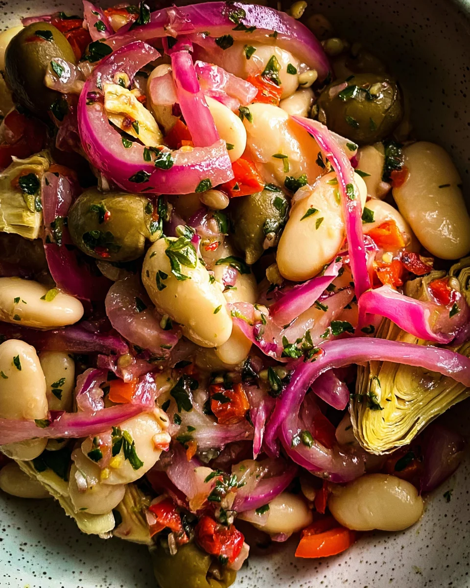 Marinated Butter Beans