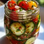 Marinated Cucumbers, Onions, and Tomatoes 20 Marinated Cucumbers, Onions, and Tomatoes