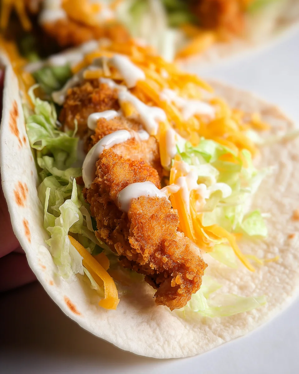 McDonalds Crispy Chicken Ranch Snack Wrap Copycat 3