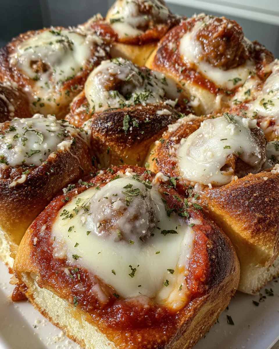 Meatball Parmesan Sliders