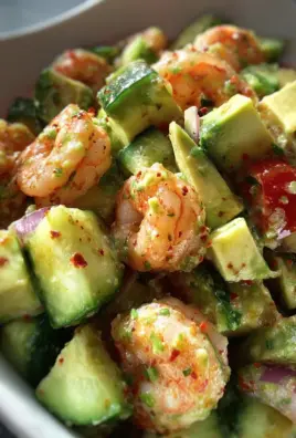 Mediterranean Keto Shrimp Salad