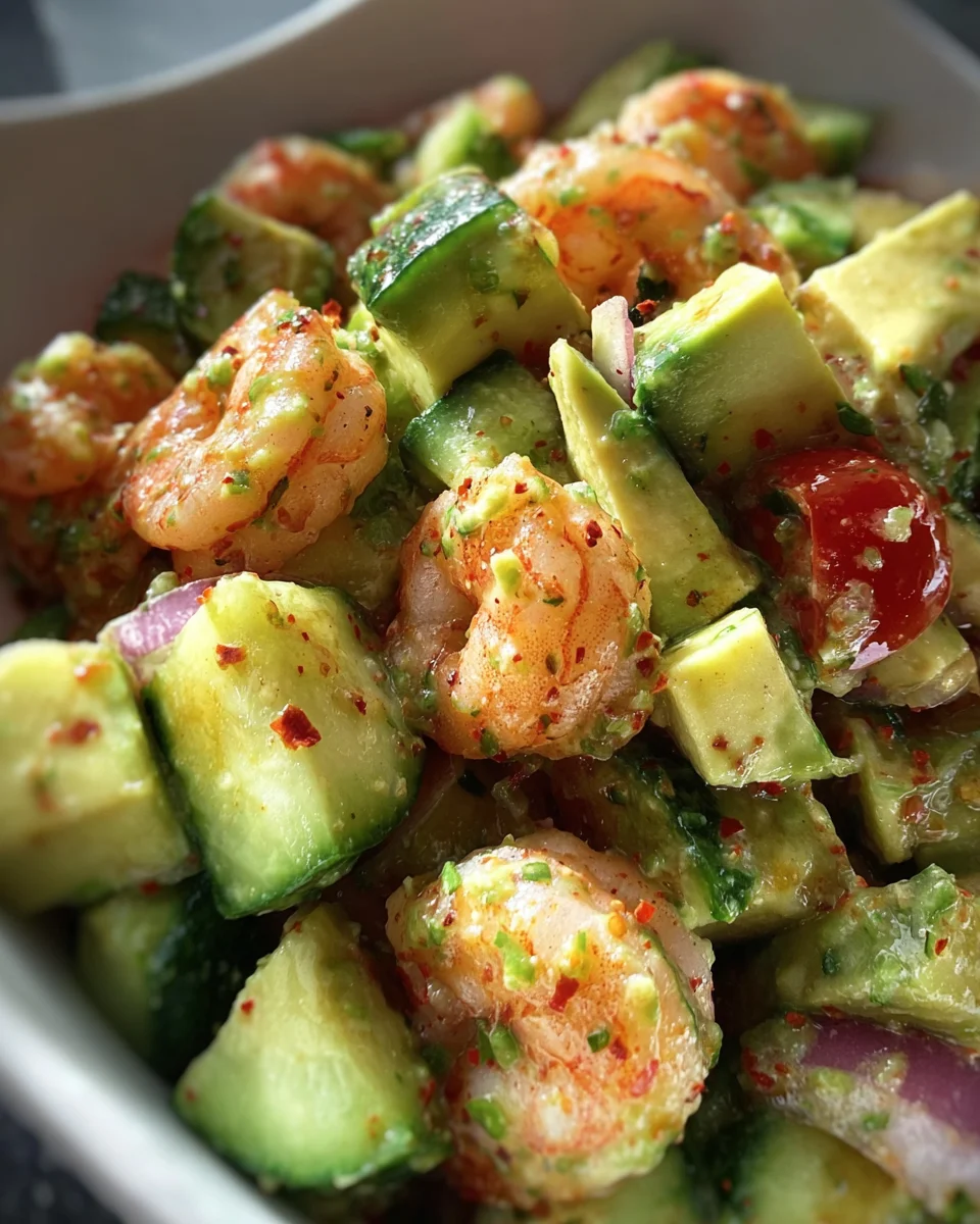 Mediterranean Keto Shrimp Salad