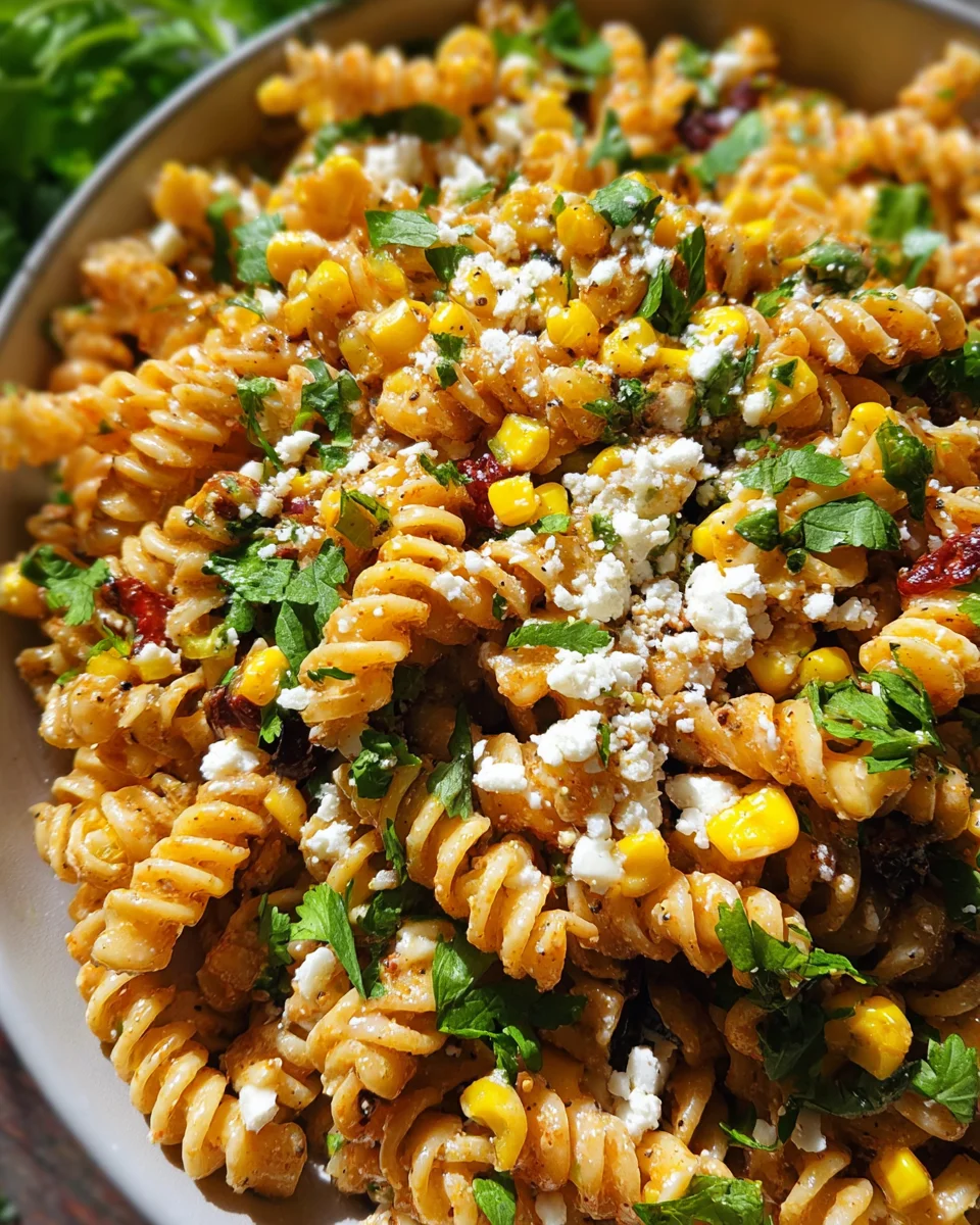Mexican Street Corn Pasta Salad 23 Mexican