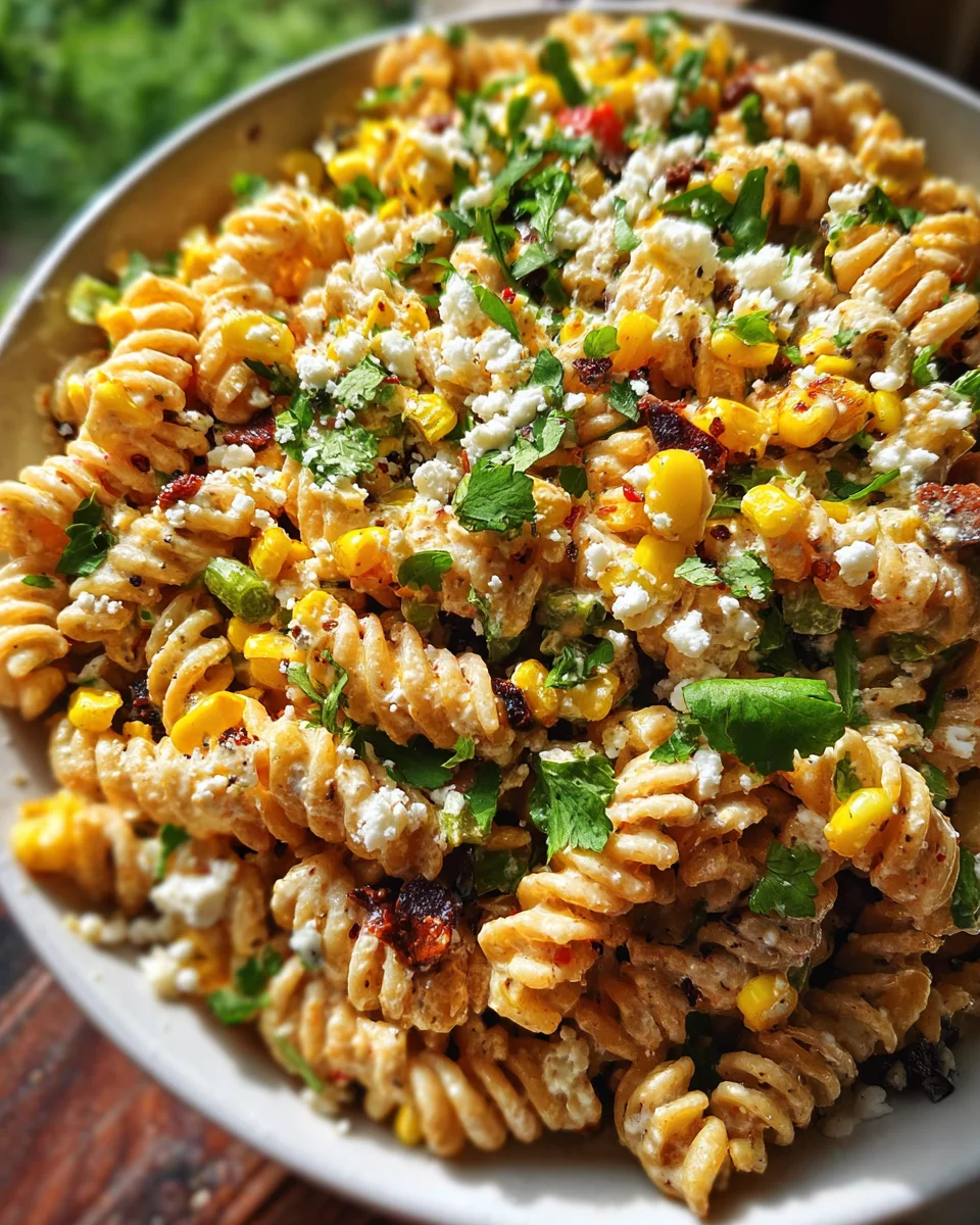 Mexican Street Corn Pasta Salad 24 Mexican