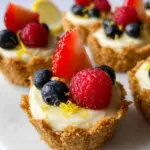 Mini Lemon Cheesecake Tarts
