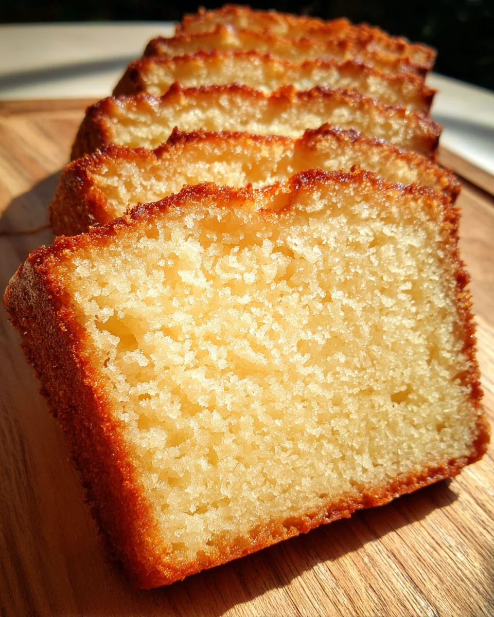 Moist Vanilla Pound 21 Moist