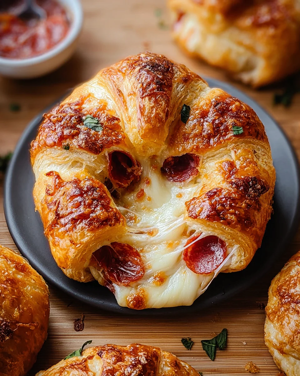 Mozzarella Pepperoni Croissant Rolls 25 Mozzarella Pepperoni Croissant Rolls