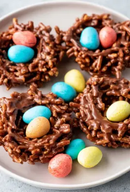 No-Bake Chocolate Bird Nests