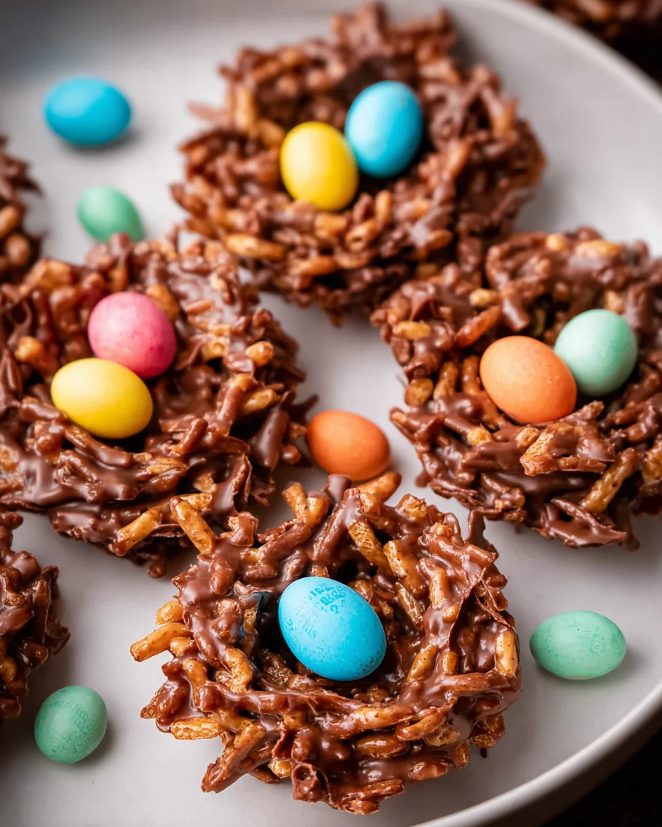 No-Bake Chocolate Bird Nests 16 No-Bake